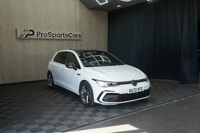 Volkswagen Golf 1.5 Etsi Mhev R-line Hatchback Hybrid D DA72XFG White #5