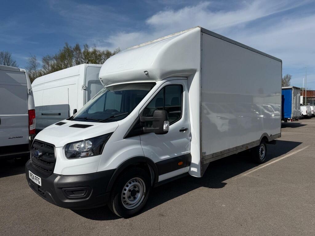 Ford Transit Custom Luton 2.0 350 Ecoblue Leader Skeletal Low Floor Lu YR24FFG White #3