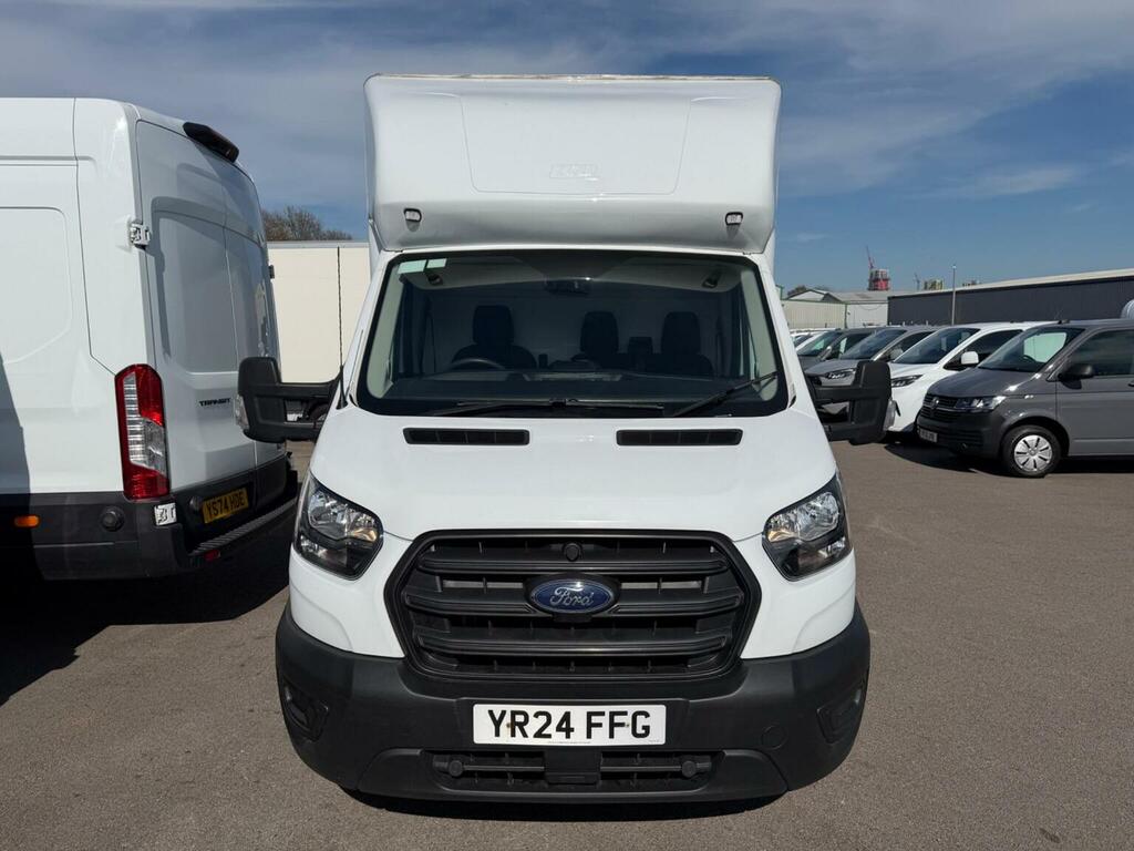 Ford Transit Custom Luton 2.0 350 Ecoblue Leader Skeletal Low Floor Lu YR24FFG White #2