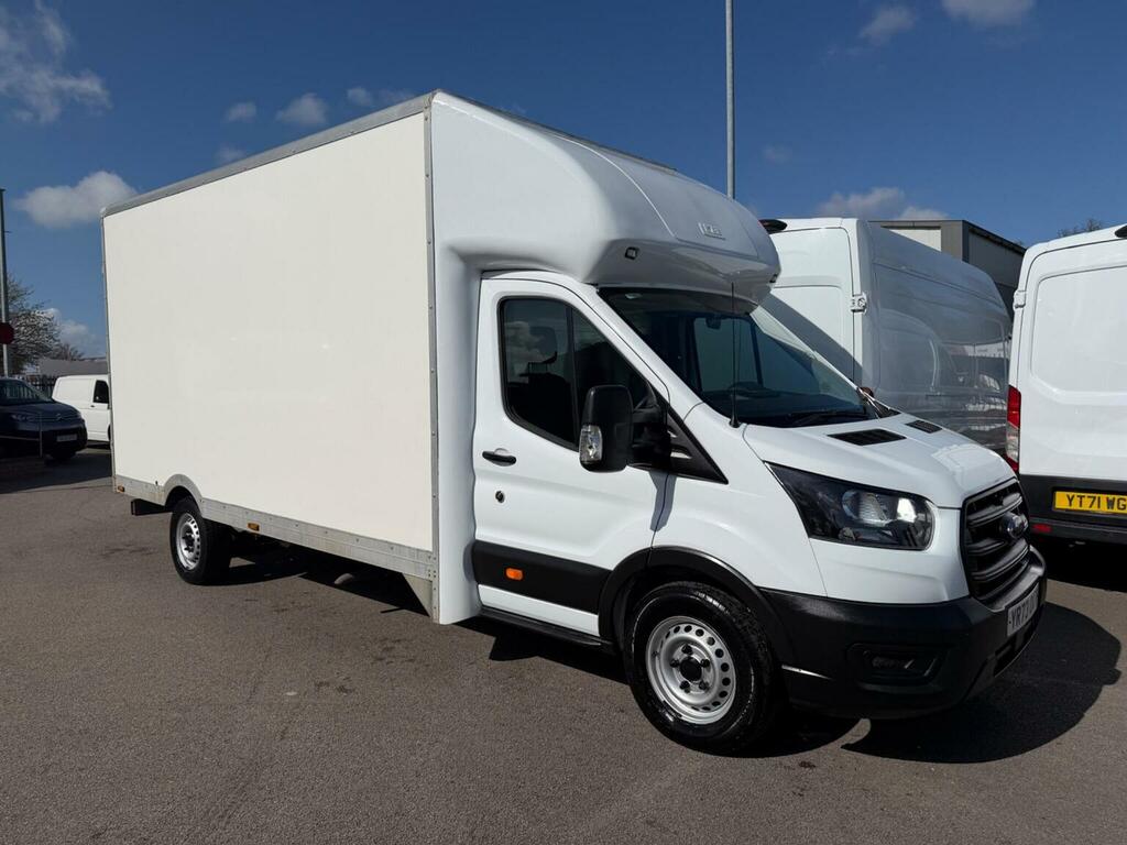 Ford Transit Custom Luton 2.0 350 Ecoblue Leader Skeletal Low Floor Lu YR73OKT White