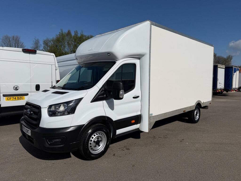 Ford Transit Custom Luton 2.0 350 Ecoblue Leader Skeletal Low Floor Lu YR73OKT White #3