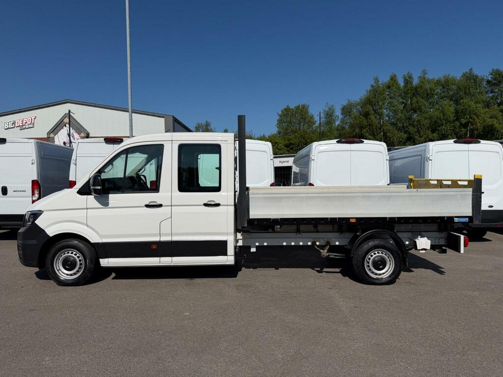 Volkswagen Crafter Tipper 2.0 Tdi Cr35 Startline Double Cab Tipper Rw White #5