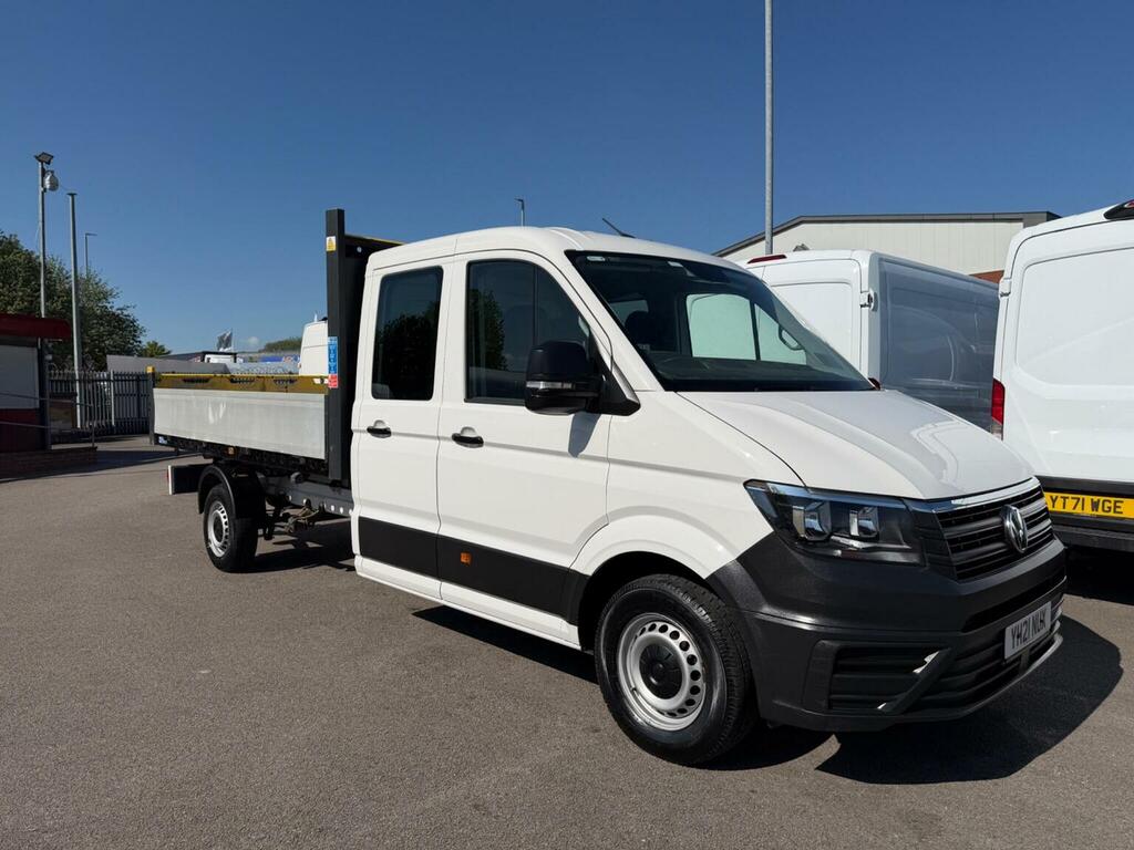 Volkswagen Crafter Tipper 2.0 Tdi Cr35 Startline Double Cab Tipper Rw White