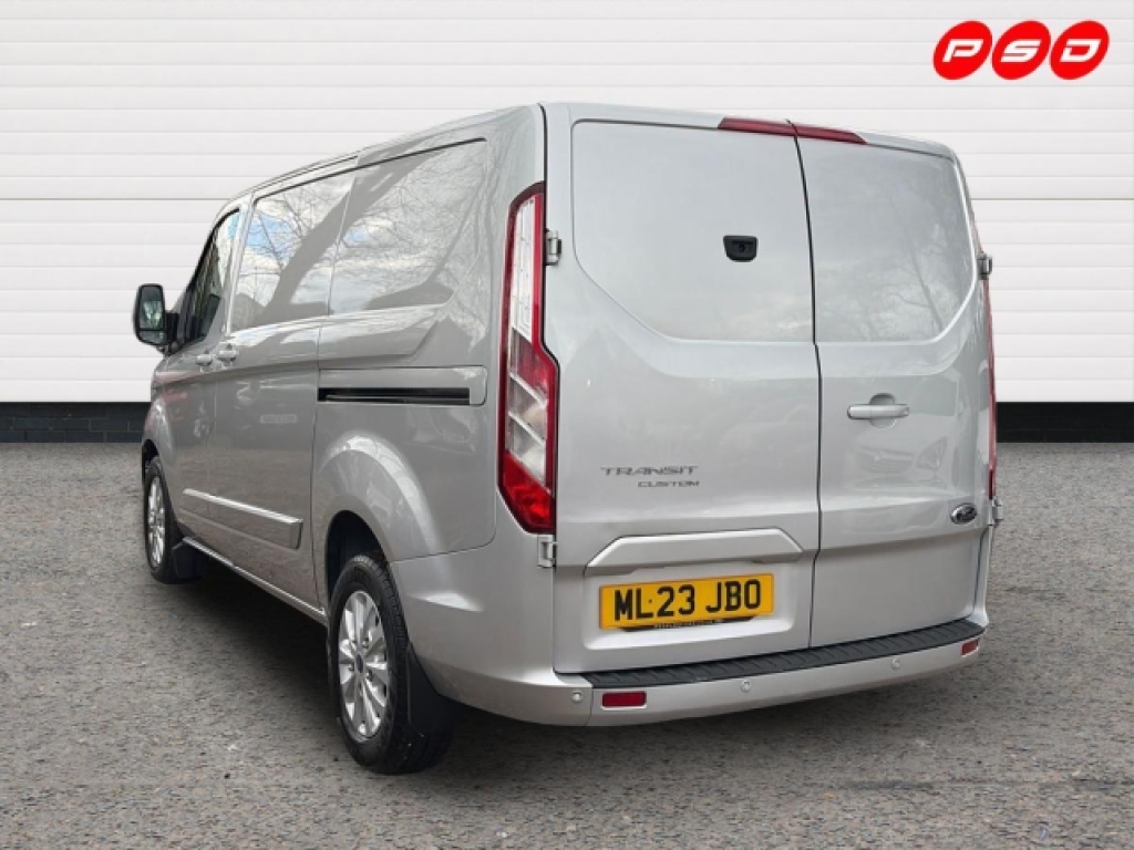 Ford Transit Custom 2.0 300 Ecoblue Limited Panel Van ML23JBO Silver #5