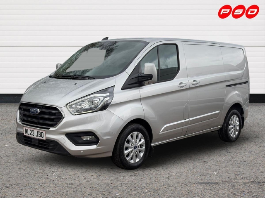 Ford Transit Custom 2.0 300 Ecoblue Limited Panel Van ML23JBO Silver #3