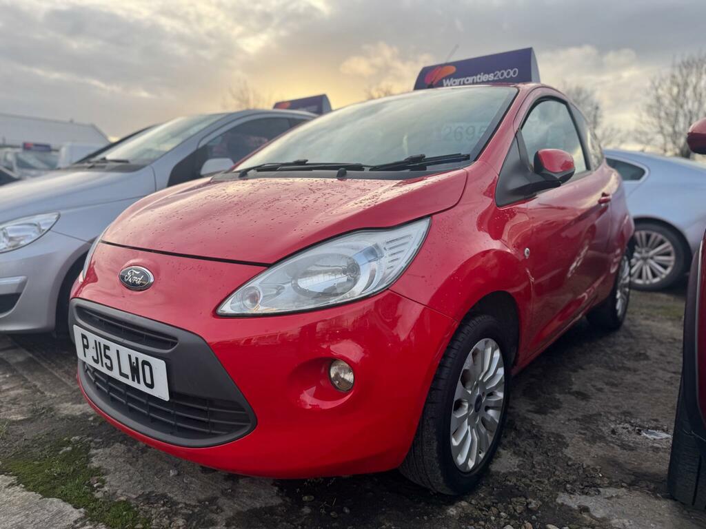 Ford KA 1.2 Zetec Euro 5 Ss Red