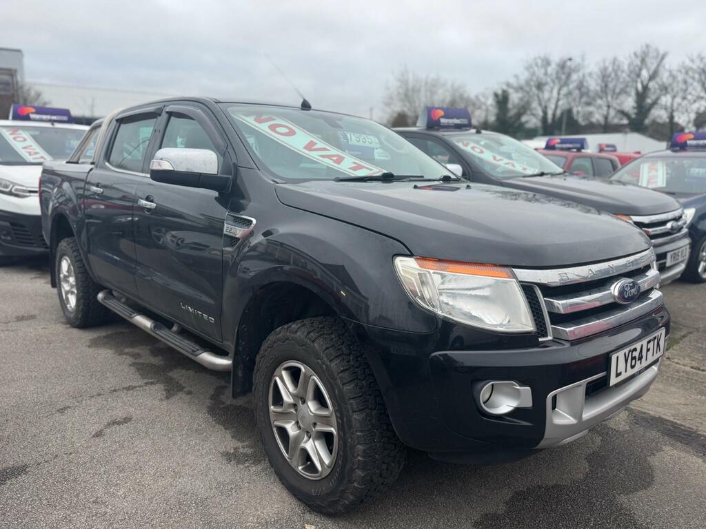 Ford Ranger 2.2 Tdci Limited 1 Super Cab Pickup 4Wd Euro 5 LY64FTK Black #2