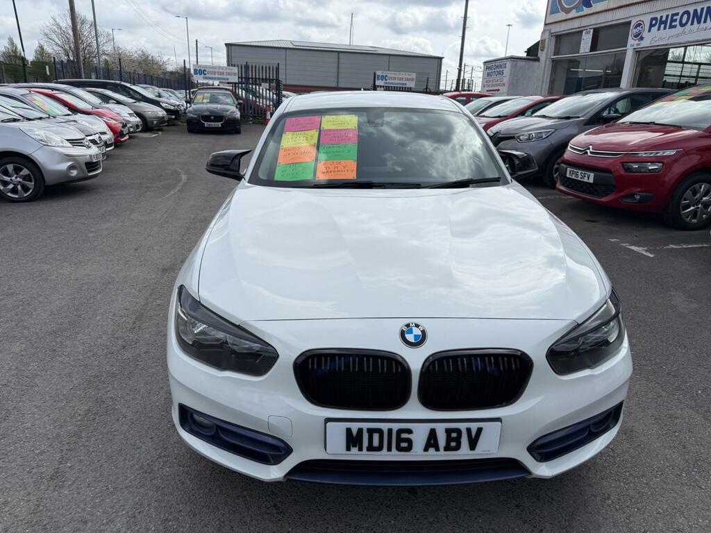 BMW 1 Series 1.5 118I Sport Euro 6 Ss MD16ABV White #2