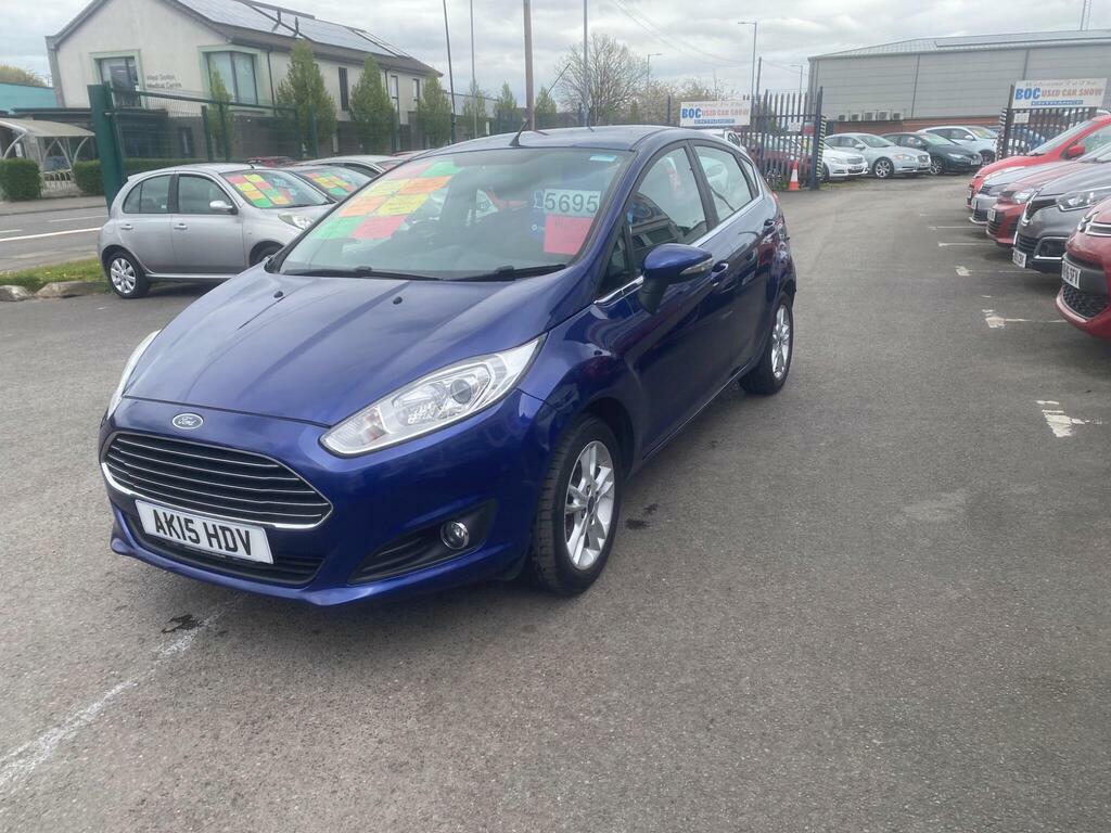 Ford Fiesta 1.6 Zetec Powershift Euro 6 AK15HDV Blue #3