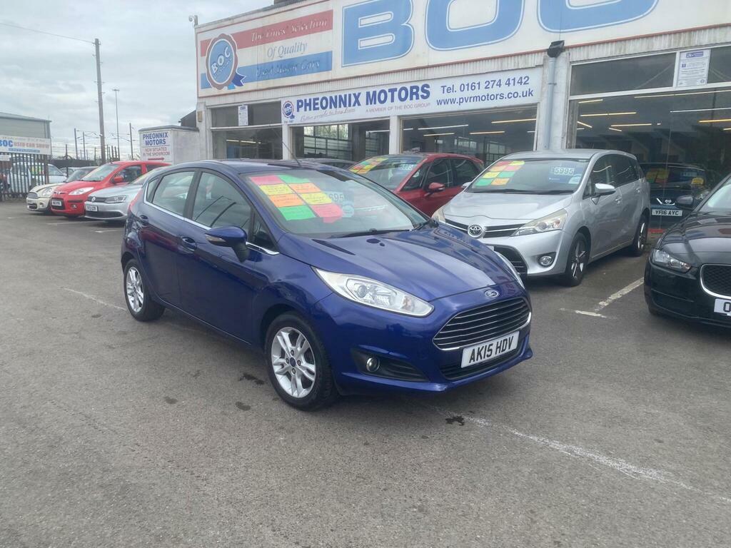 Ford Fiesta 1.6 Zetec Powershift Euro 6 AK15HDV Blue #5
