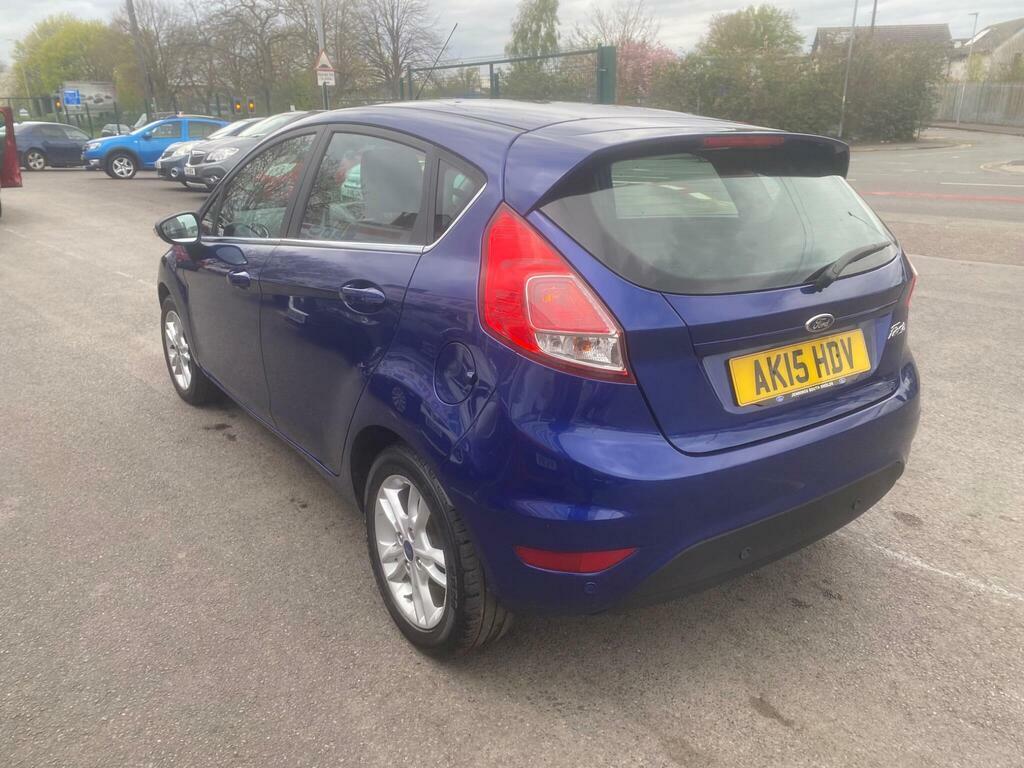 Ford Fiesta 1.6 Zetec Powershift Euro 6 AK15HDV Blue #4