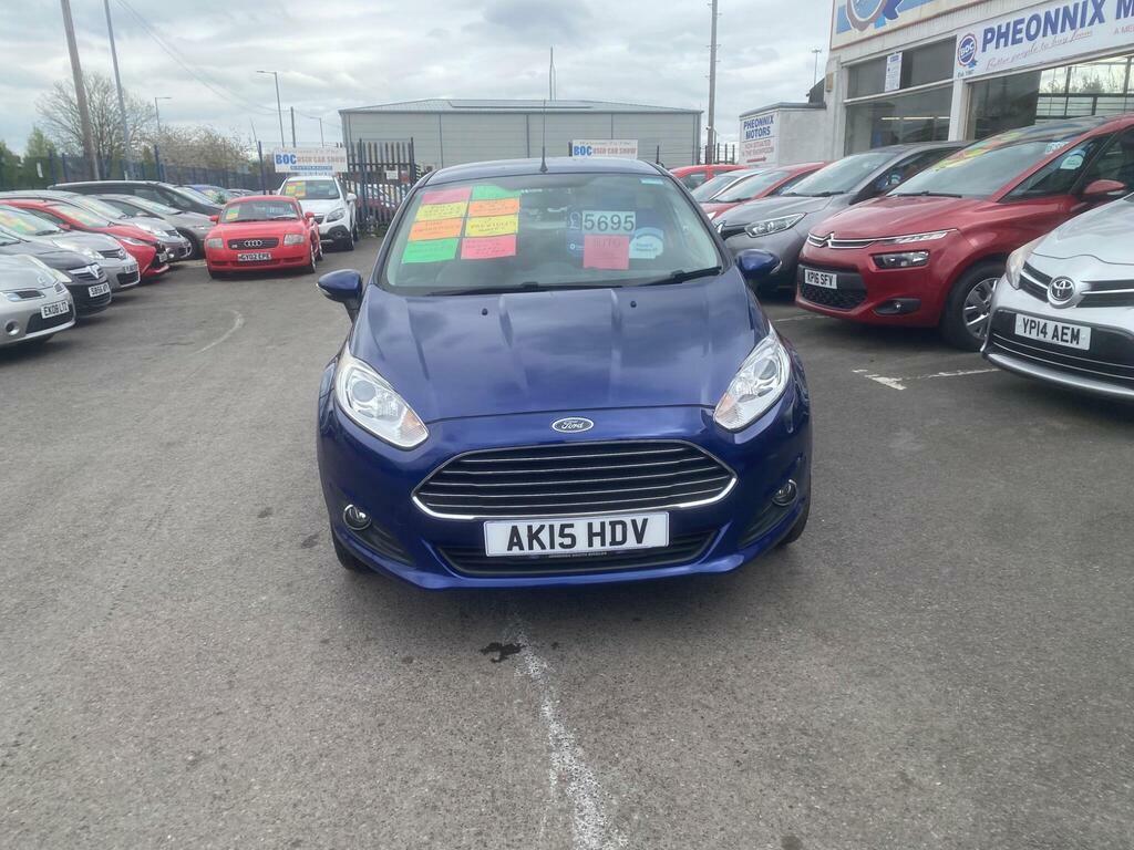 Ford Fiesta 1.6 Zetec Powershift Euro 6 AK15HDV Blue #2