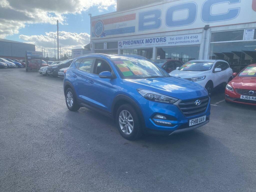 Hyundai Tucson 1.6 Gdi Blue Drive Se Nav Euro 6 S S FH18UAV Blue #2