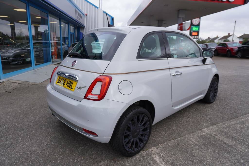 Fiat 500 1.2 Collezione Fall Euro 6 Ss NX68HNL Grey #2