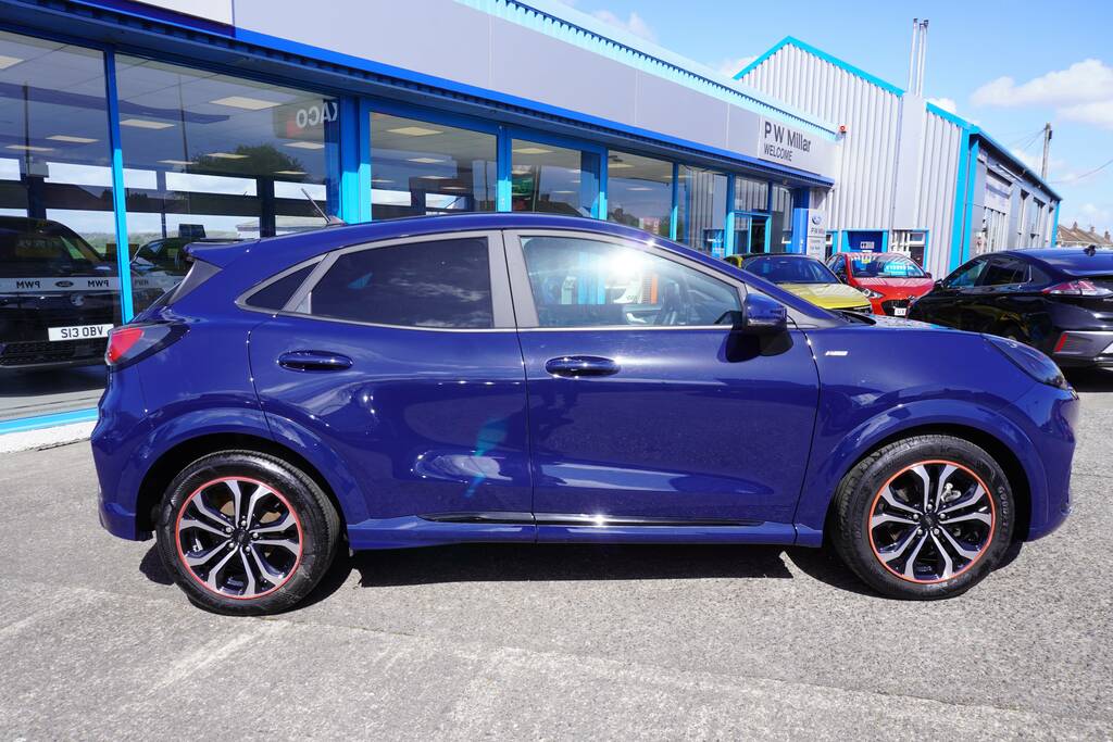 Ford Puma 1.0T Ecoboost Mhev St-line Euro 6 Ss NX73JHY Blue #2