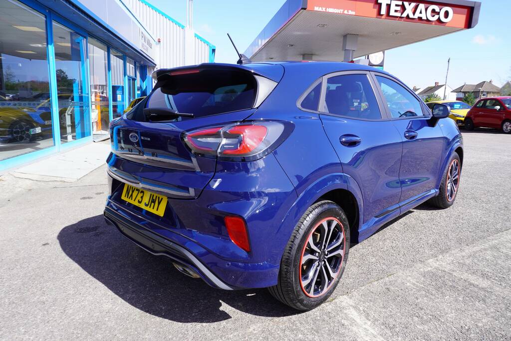 Ford Puma 1.0T Ecoboost Mhev St-line Euro 6 Ss NX73JHY Blue #3