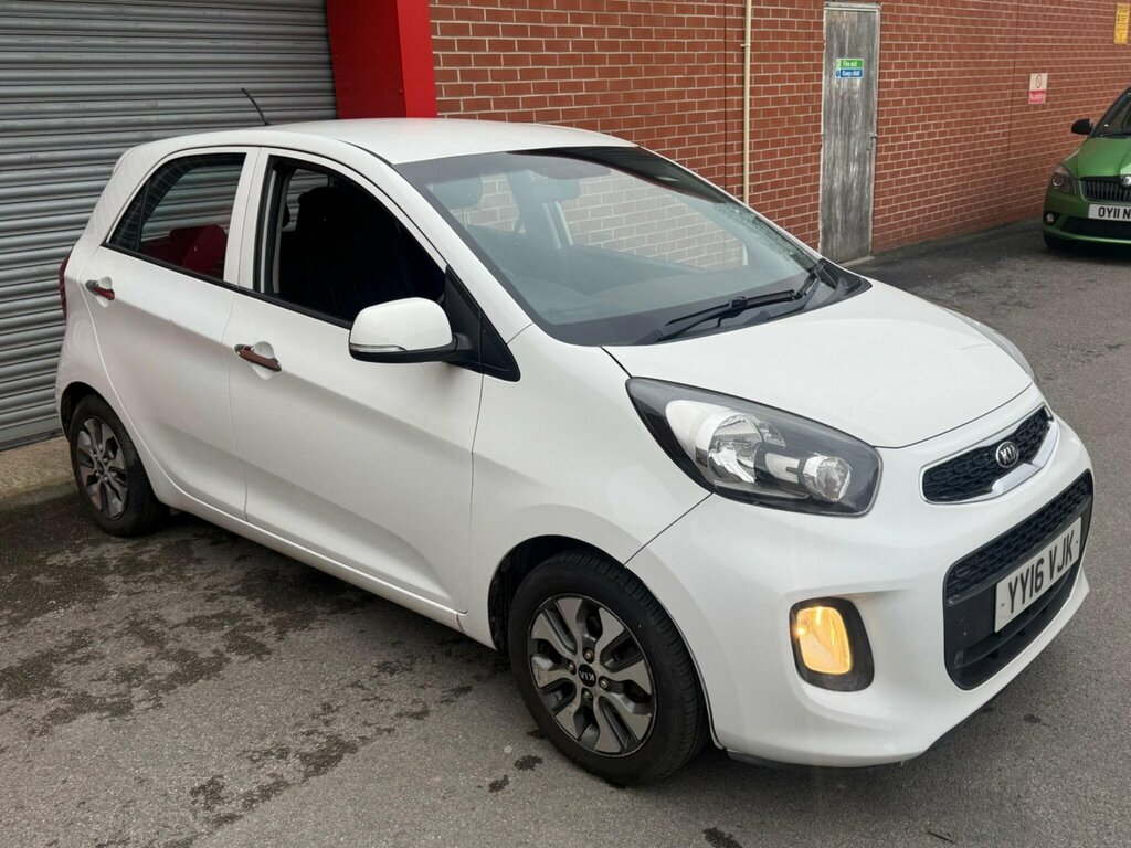 Kia Picanto 1.25 Ecodynamics 2 Euro 6 Ss YY16VJK White #2