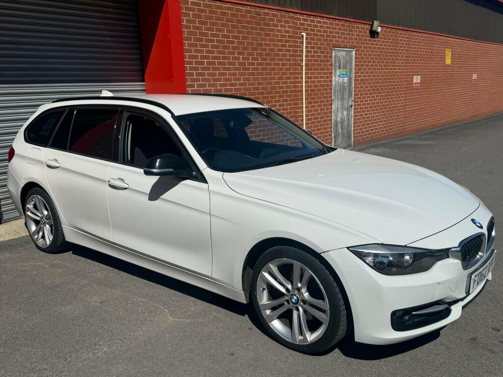 BMW 3 Series 2.0 320D Sport Touring Euro 5 Ss FD62XPN White #2