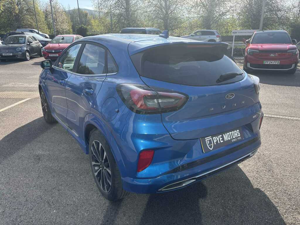 Ford Puma 1.0T Ecoboost Mhev St-line Vignale Suv PX22HWU Blue #4
