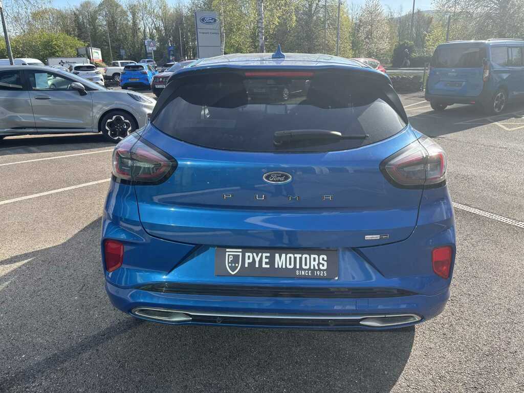 Ford Puma 1.0T Ecoboost Mhev St-line Vignale Suv PX22HWU Blue #5