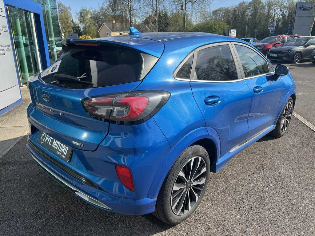 Ford Puma 1.0T Ecoboost Mhev St-line Vignale Suv PX22HWU Blue #6