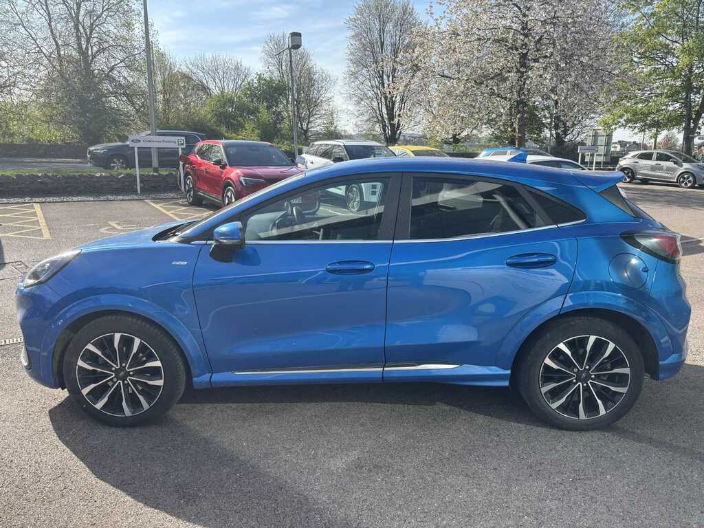 Ford Puma 1.0T Ecoboost Mhev St-line Vignale Suv PX22HWU Blue #3