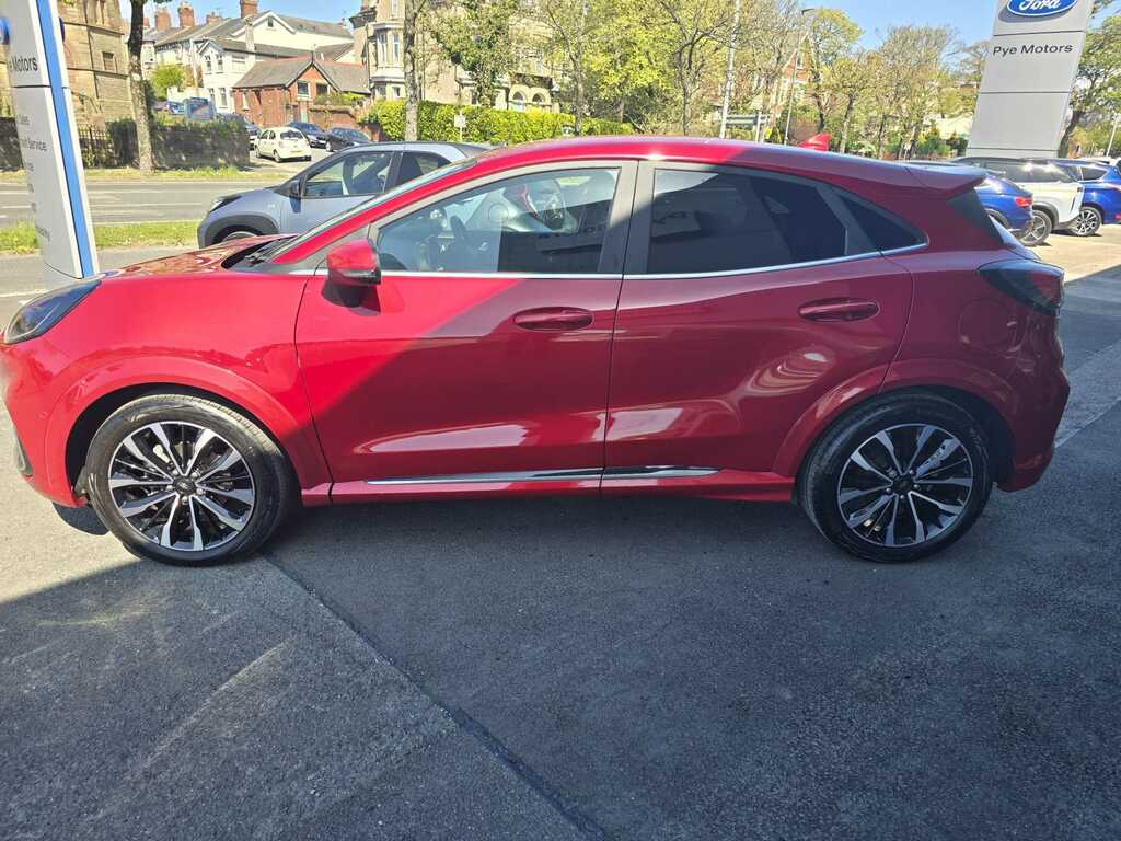 Ford Puma 1.0T Ecoboost Mhev St-line Vignale Suv PJ73HXU Red #4