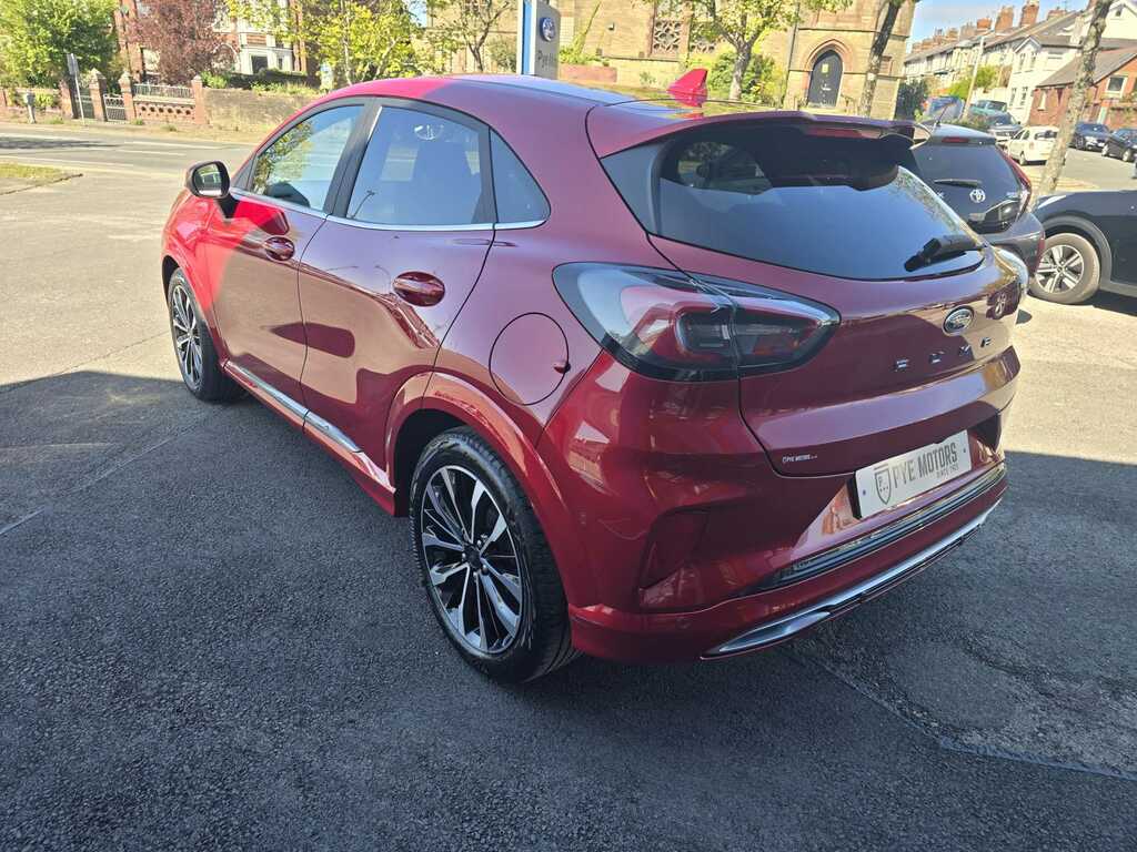 Ford Puma 1.0T Ecoboost Mhev St-line Vignale Suv PJ73HXU Red #5