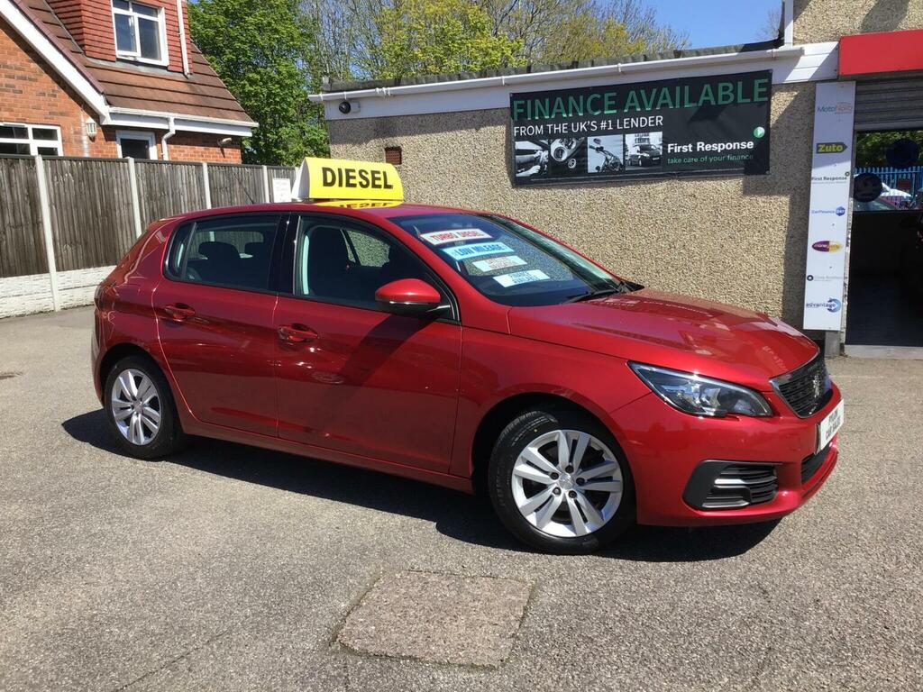 Peugeot 308 Hatchback 1.5 Bluehdi Active Euro 6 Ss 201 Red