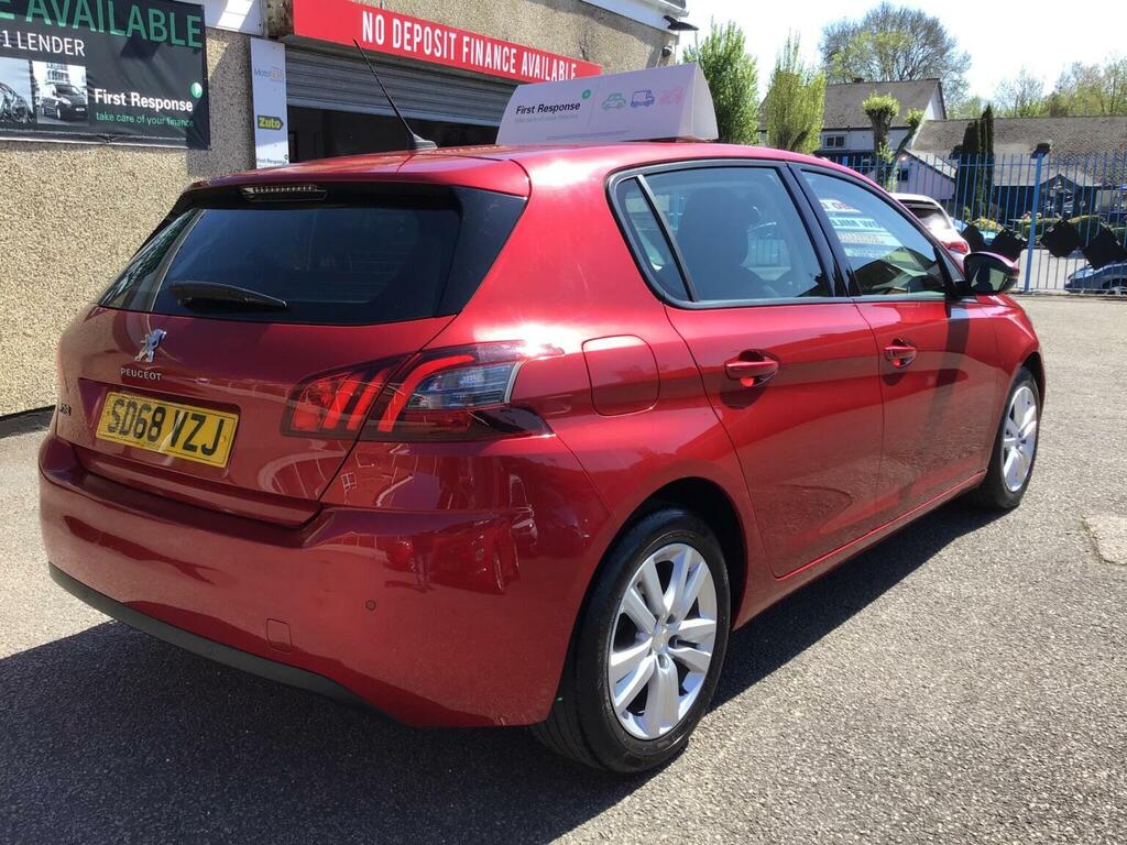 Peugeot 308 Hatchback 1.5 Bluehdi Active Euro 6 Ss 201 SD68VZJ Red #3