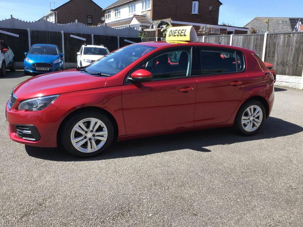 Peugeot 308 Hatchback 1.5 Bluehdi Active Euro 6 Ss 201 SD68VZJ Red #6