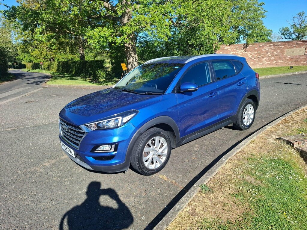 Hyundai Tucson 1.6 T-gdi Se Nav Dct Euro 6 Ss YT68FML Blue #5