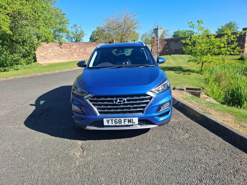 Hyundai Tucson 1.6 T-gdi Se Nav Dct Euro 6 Ss YT68FML Blue #2