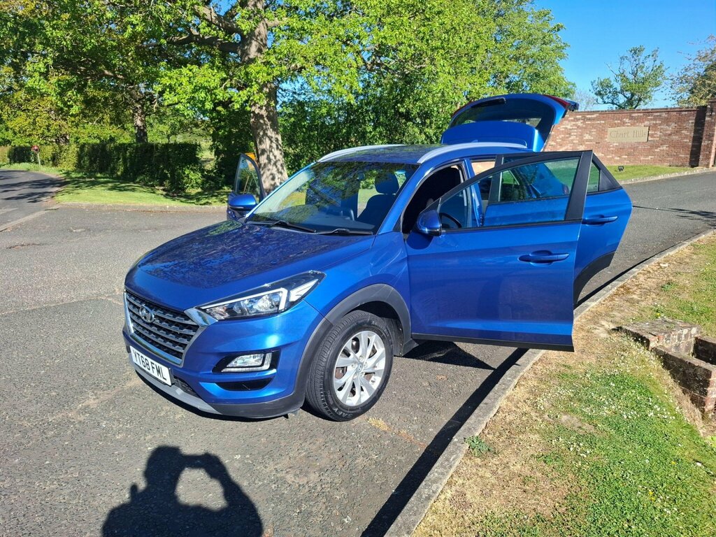 Hyundai Tucson 1.6 T-gdi Se Nav Dct Euro 6 Ss YT68FML Blue #3
