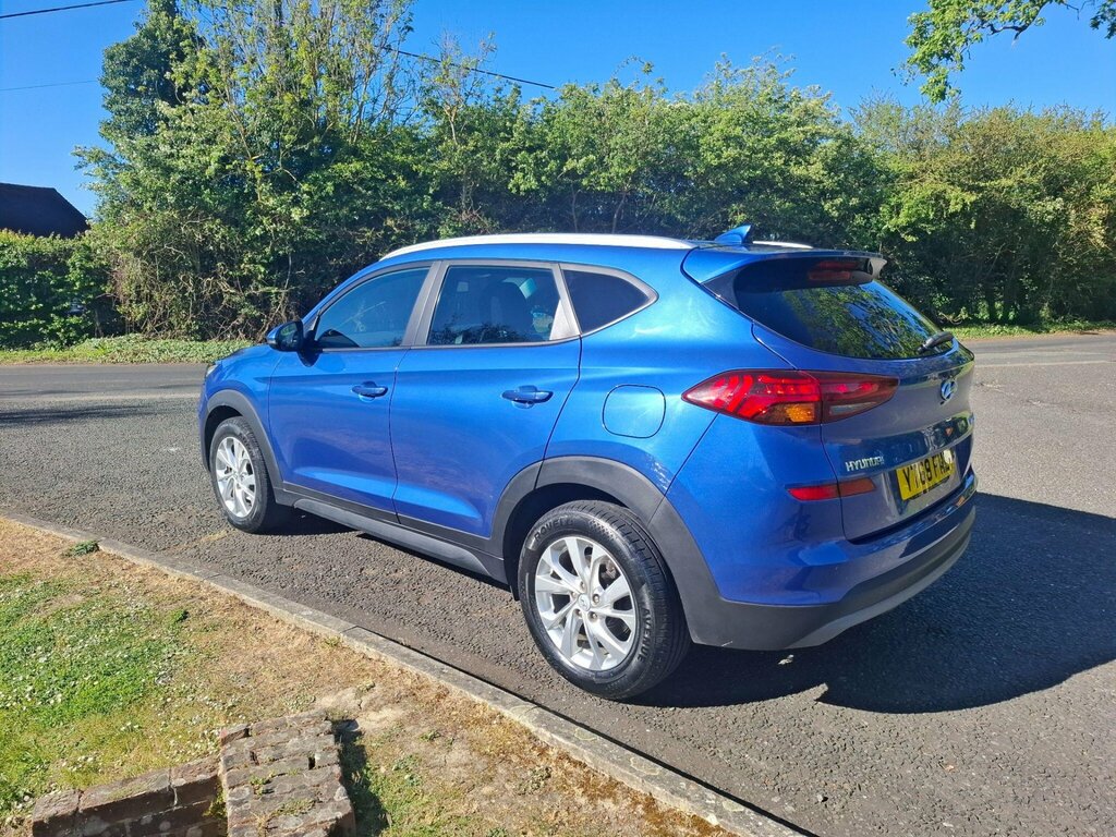 Hyundai Tucson 1.6 T-gdi Se Nav Dct Euro 6 Ss YT68FML Blue #4