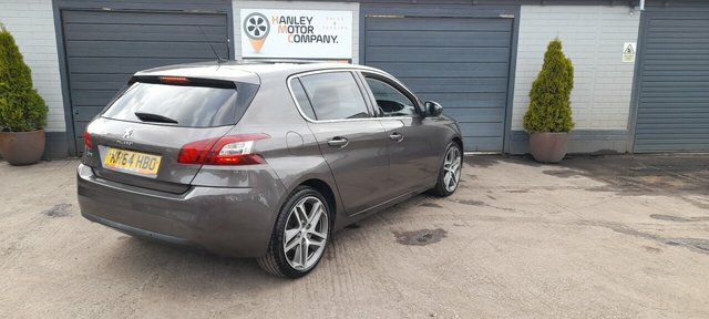 Peugeot 308 1.6 E-hdi Feline Hatchback Euro KR64HBO Grey #4