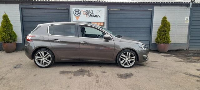 Peugeot 308 1.6 E-hdi Feline Hatchback Euro KR64HBO Grey #2