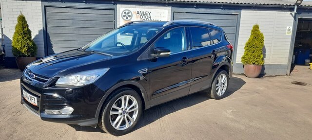 Ford Kuga 2.0 Tdci Titanium X Suv 2Wd Euro CE64XFZ Black #3