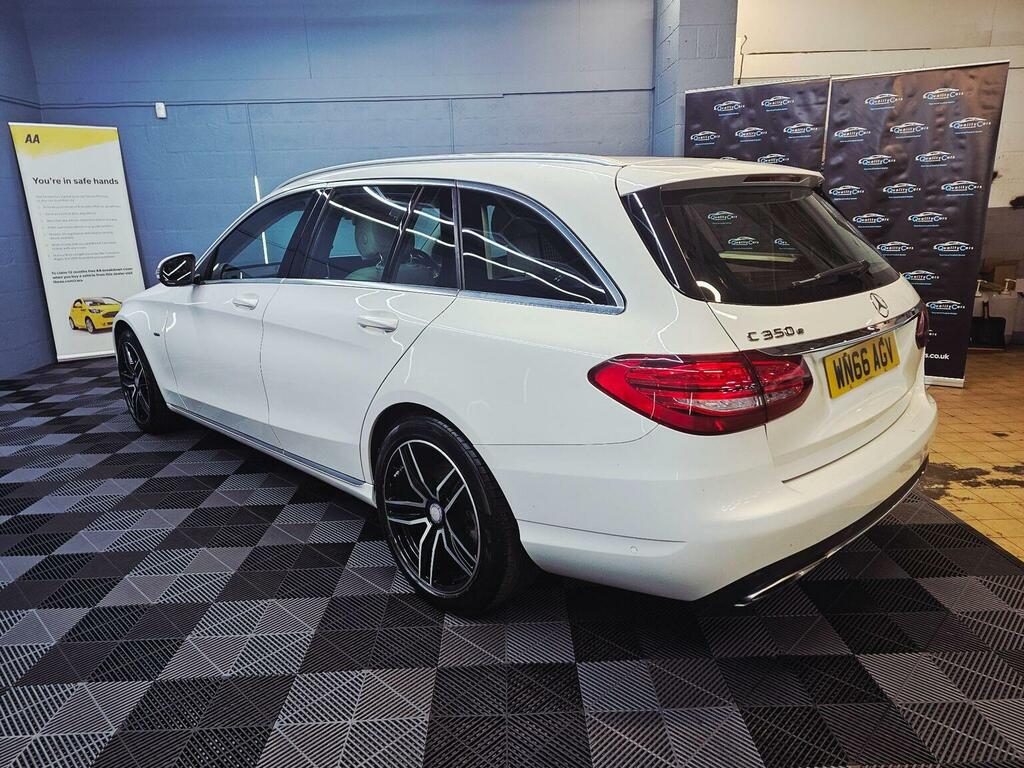 Mercedes-Benz C Class 2.0 C350e 6.4Kwh Sport G-tronic Euro 6 Ss WN66AGV White #4