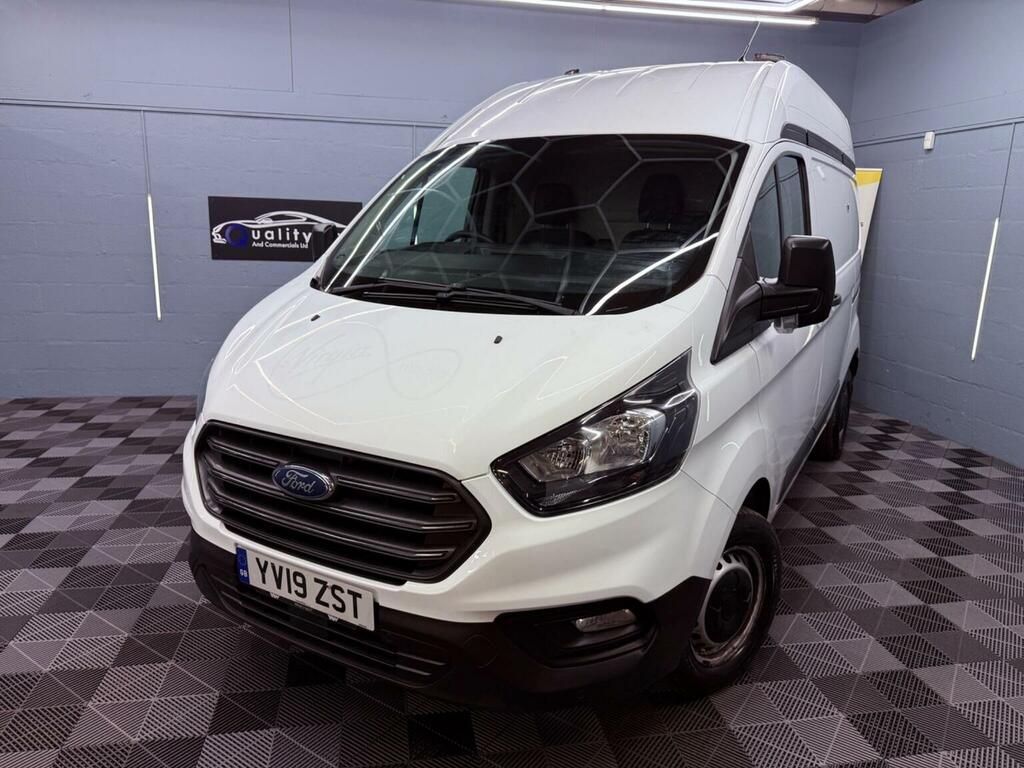Ford Transit Custom 2.0 300 Ecoblue L1 H2 Euro 6 YV19ZST White #2
