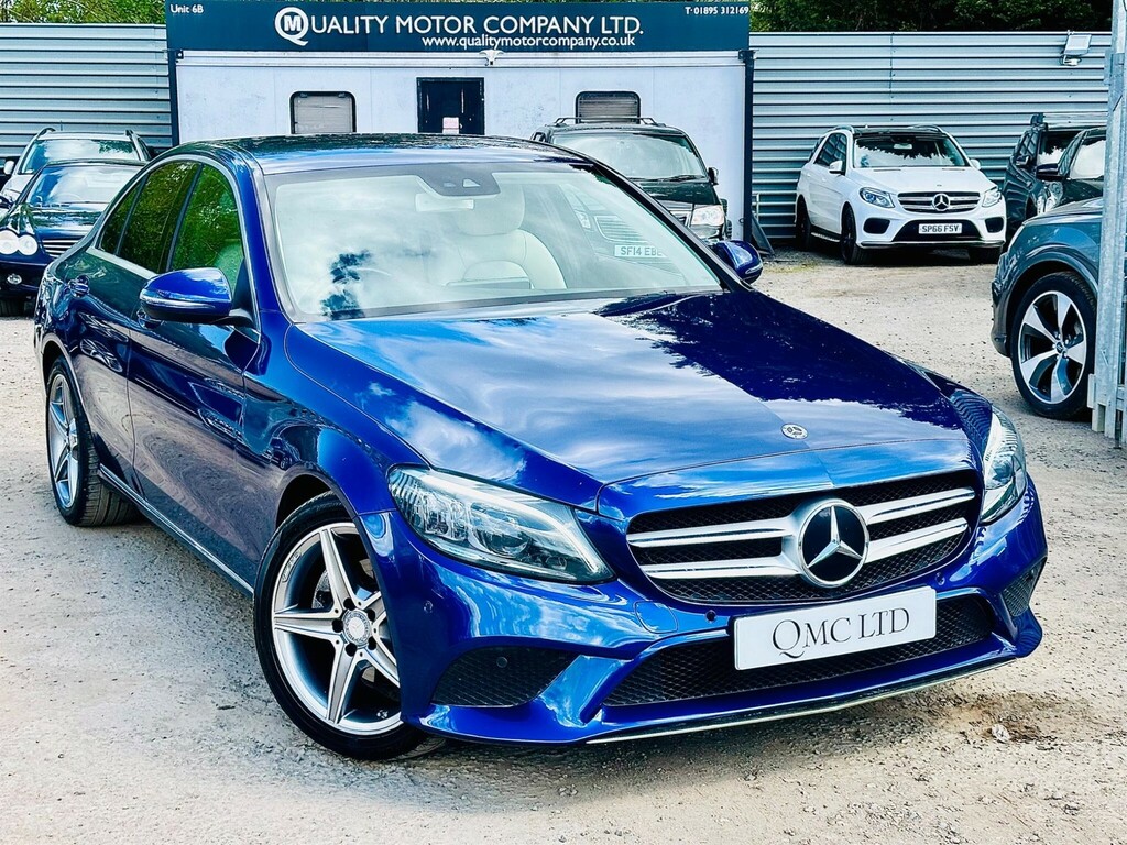 Mercedes-Benz C Class 2.0 D Sport G-tronic Euro 6 Ss Blue