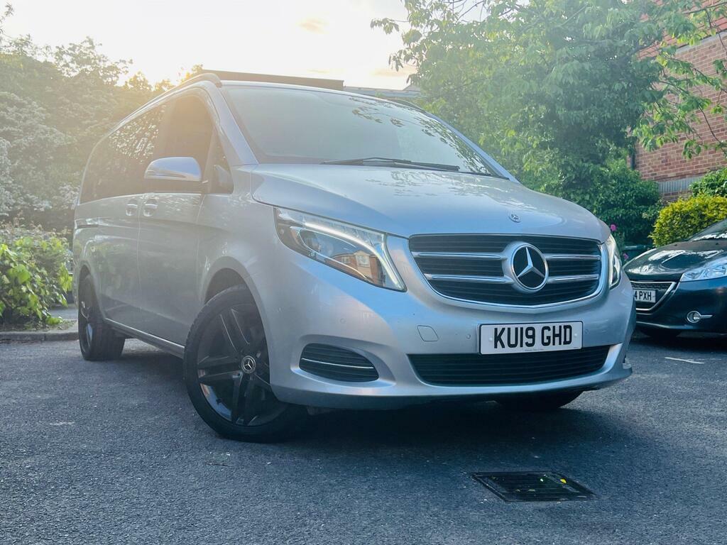 Mercedes-Benz V Class 2.2 V220d Sport G-tronic Lwb Euro 6 S S KU19GHD Silver #2
