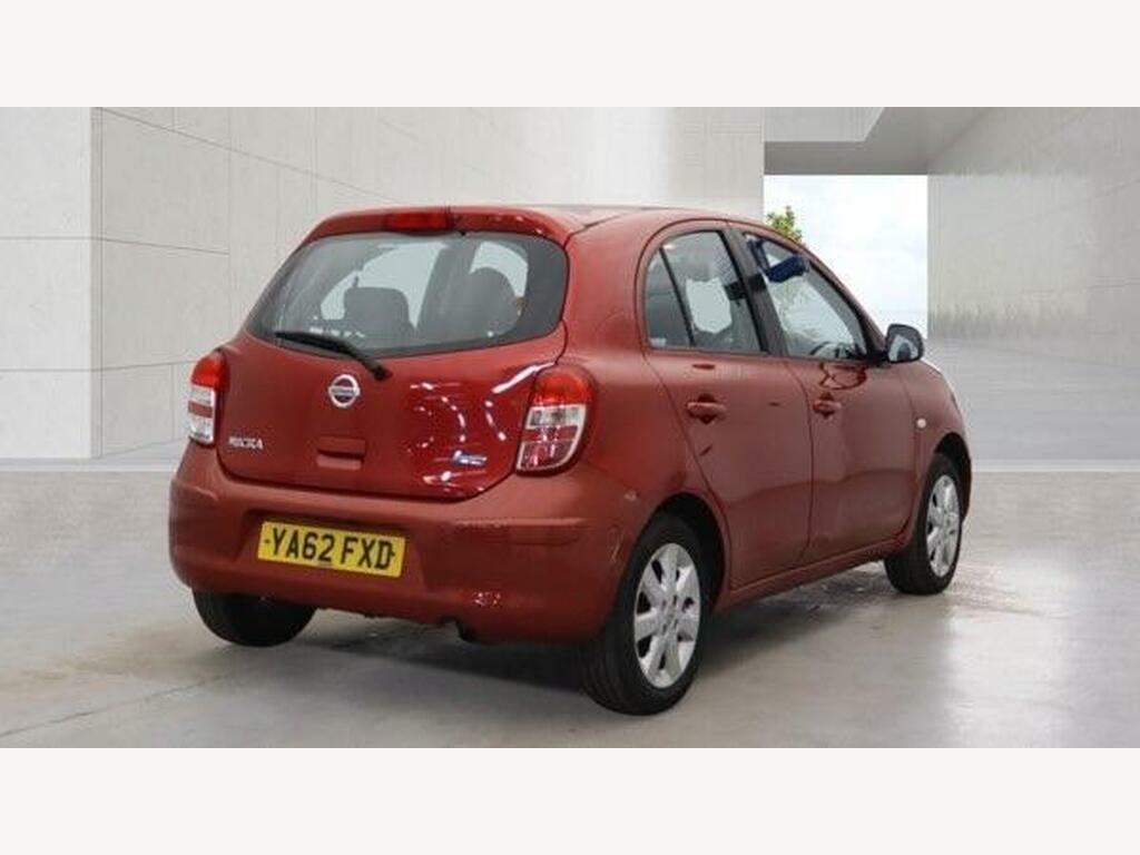 Nissan Micra 1.2 12V Acenta Euro 5 YA62FXD Red #4