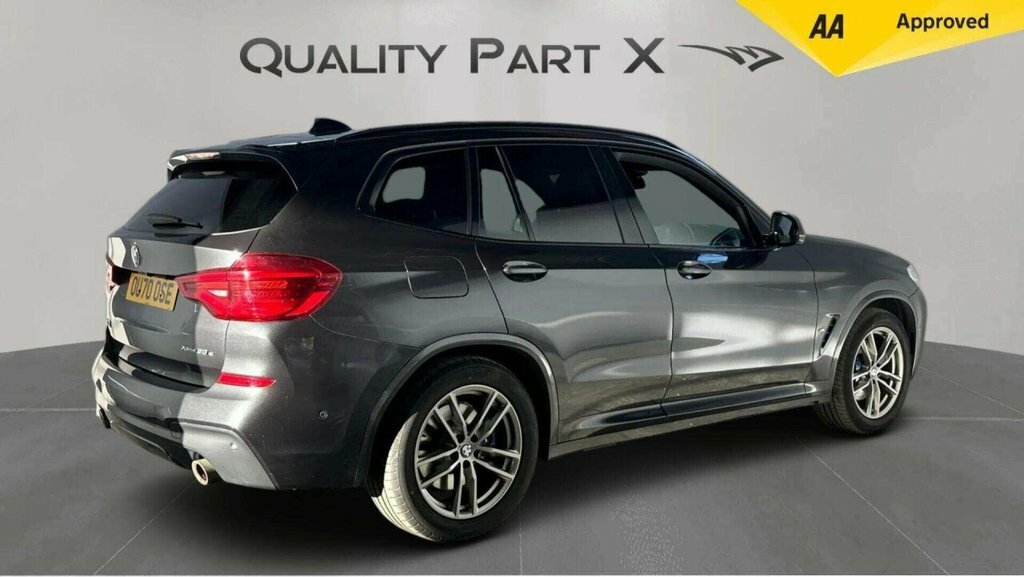 BMW X3 2.0 30E 12Kwh M Sport Xdrive Euro 6 Ss OU70OSE Grey #3