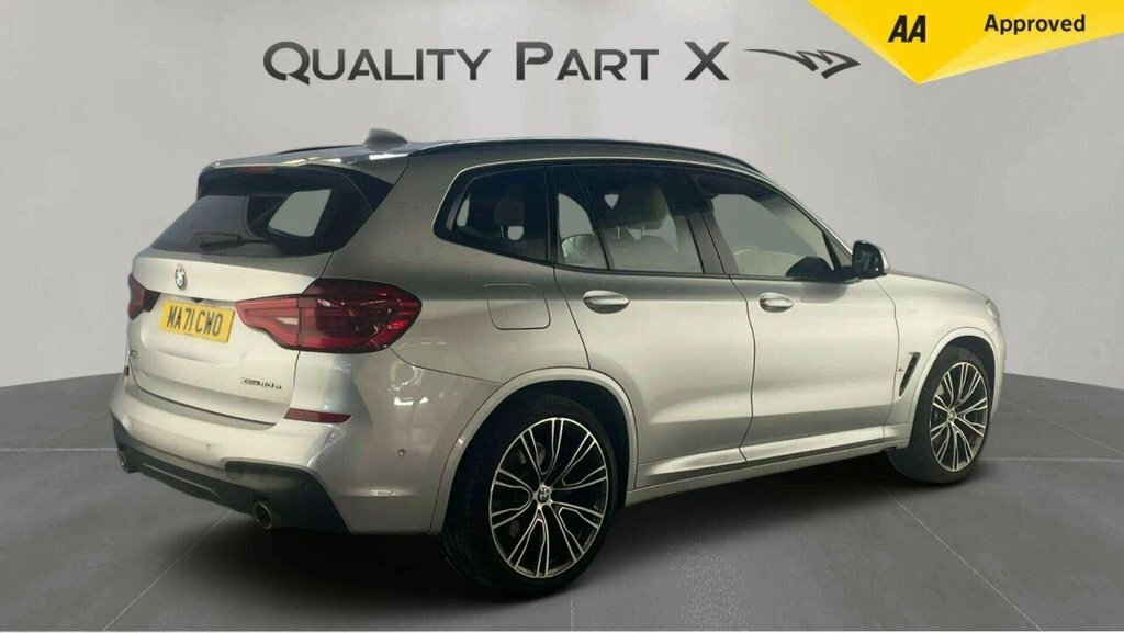 BMW X3 2.0 30E 12Kwh M Sport Xdrive Euro 6 Ss MA71CWO Silver #3