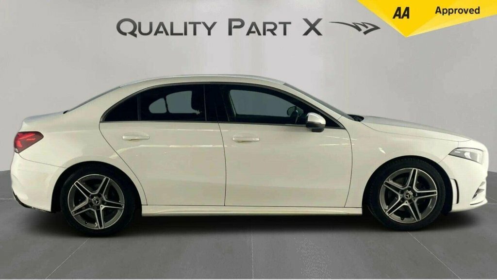 Mercedes-Benz A Class Saloon YK69FDX White #3