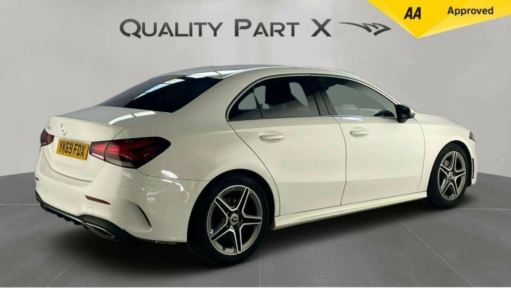 Mercedes-Benz A Class Saloon YK69FDX White #4