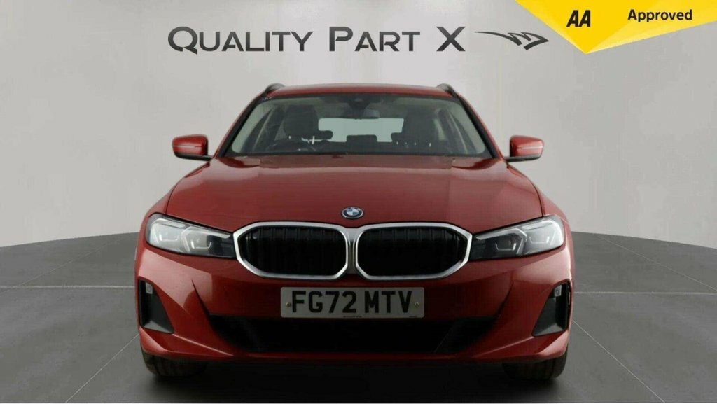 BMW 3 Series Estate FG72MTV Red #2