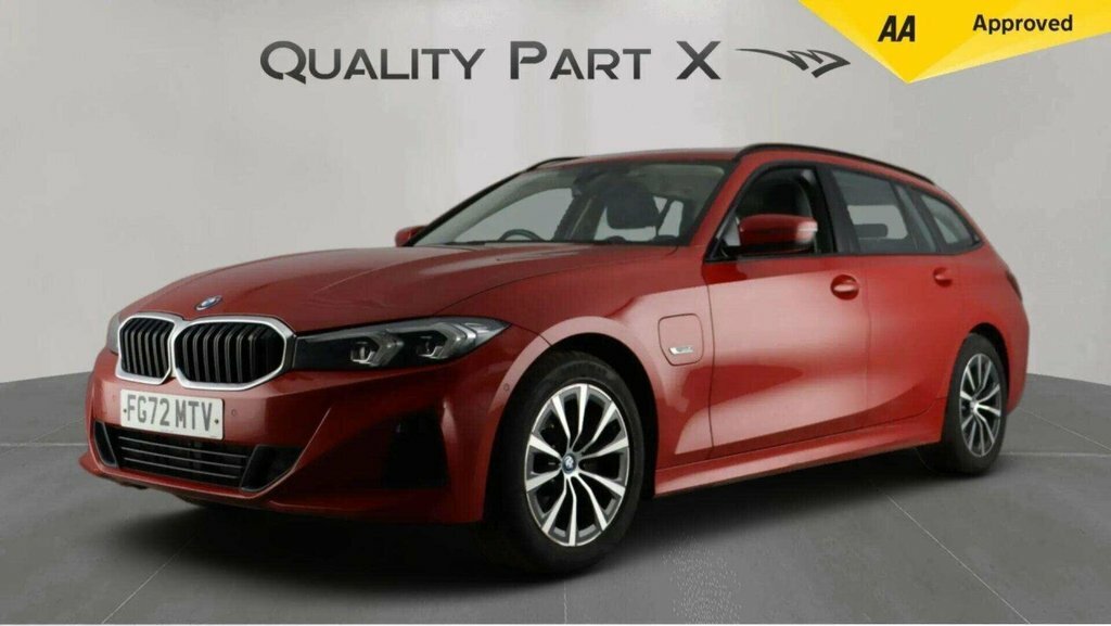 BMW 3 Series Estate FG72MTV Red #3