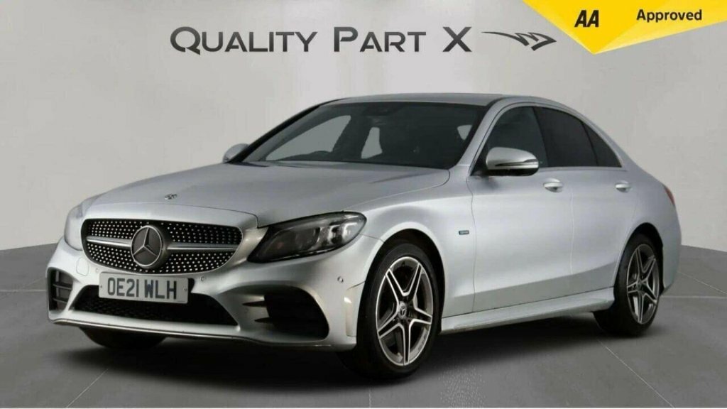 Mercedes-Benz C Class Saloon OE21WLH Silver #3